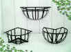 metal baskets and hanging baskets